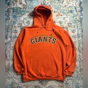 MLB San Fransisco Giants Spellout Hoodie Large